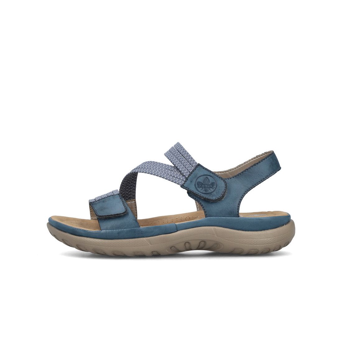 detail Dámské sandály Rieker 64870-14 modrá