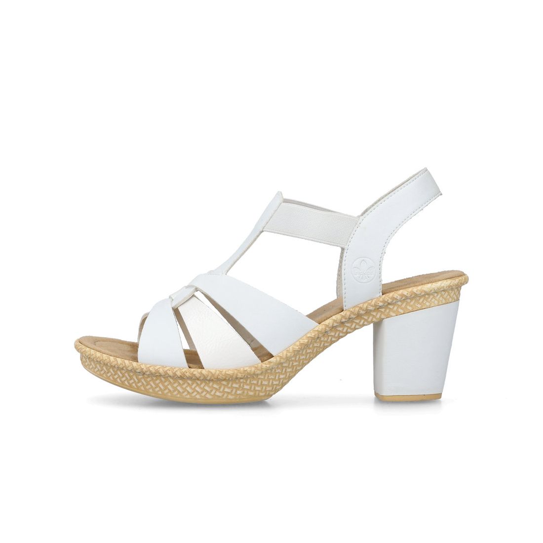 detail Dámské sandály Rieker 665K3-80 bílá