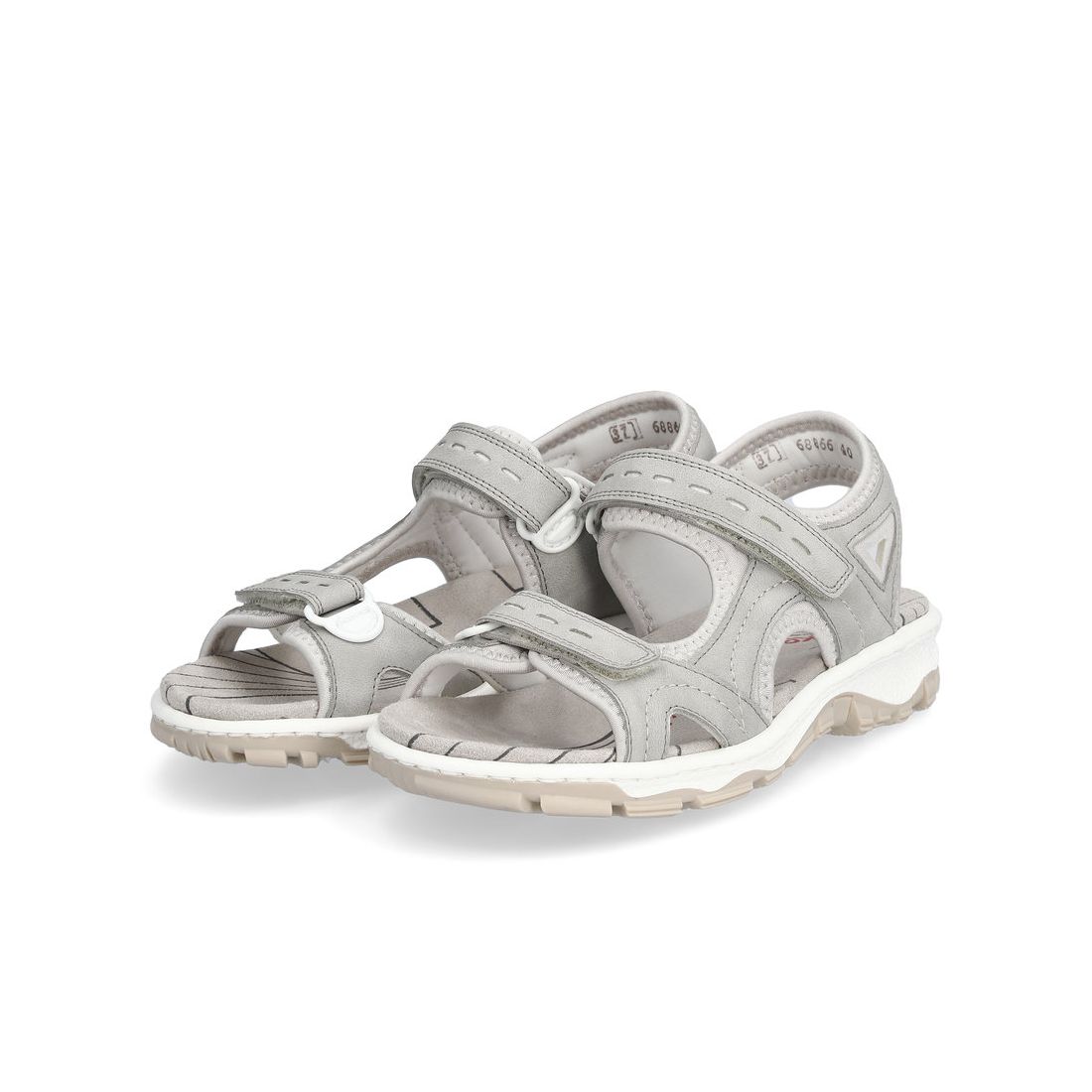 detail Dámské sandály Rieker 68866-40 šedá