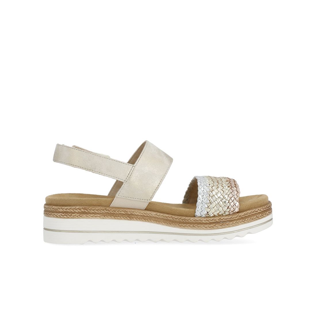 detail Dámské sandály Remonte D0Q56-90 zlatá