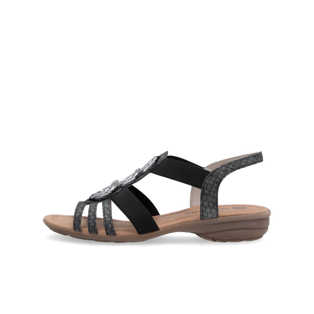 detail Dámské sandály Remonte R3605-45 šedá, černá
