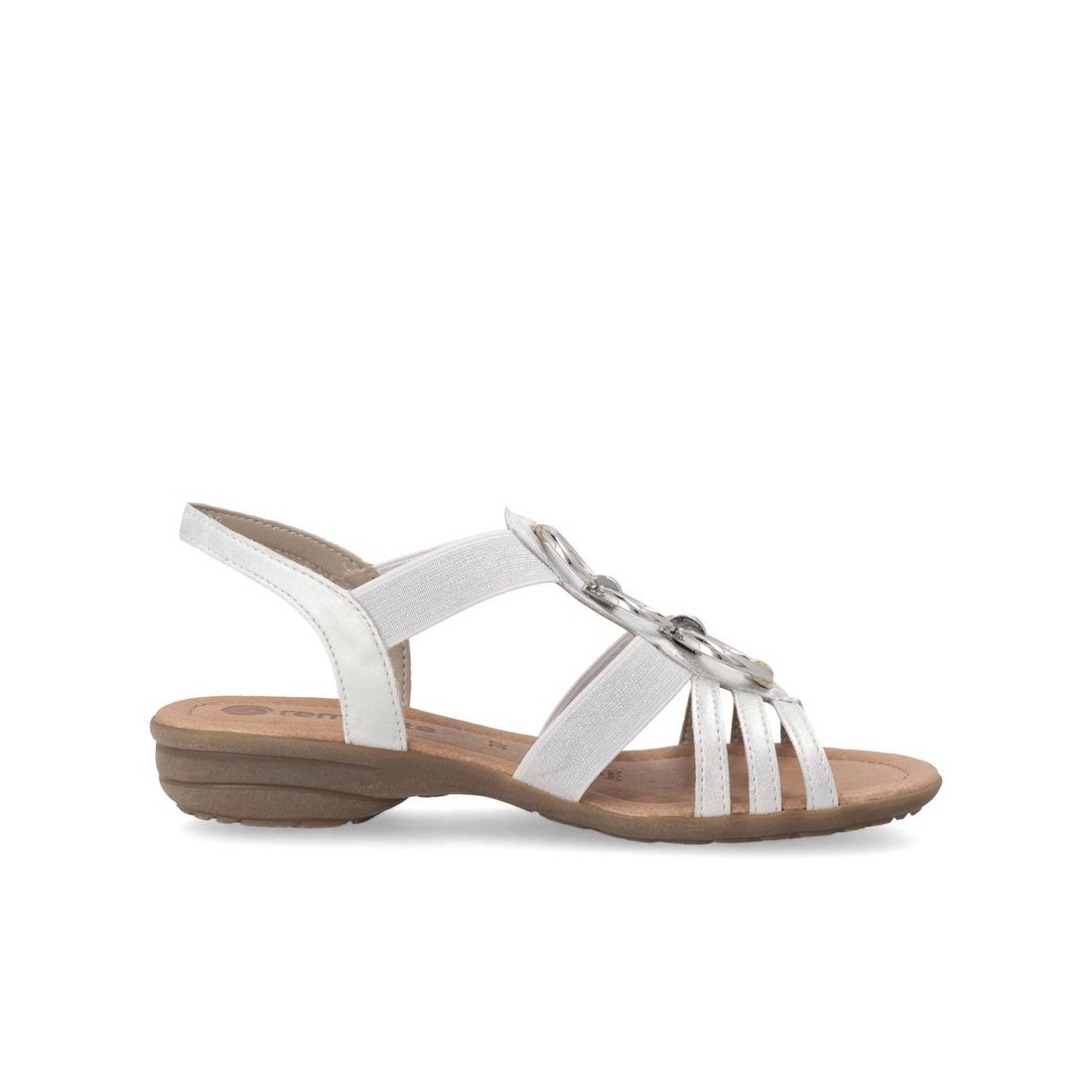 detail Dámské sandály Remonte R3605-80 bílá