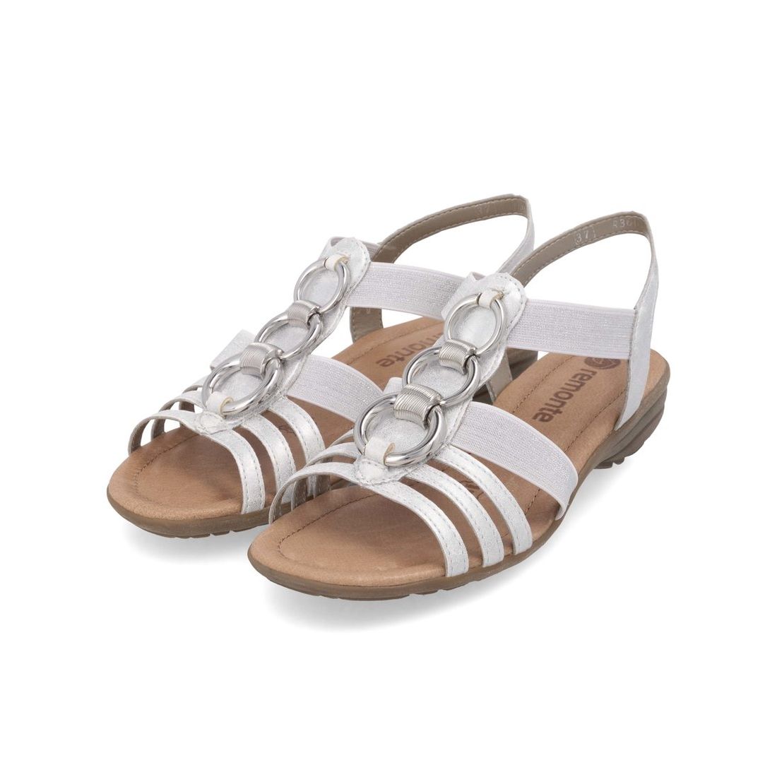 detail Dámské sandály Remonte R3605-80 bílá