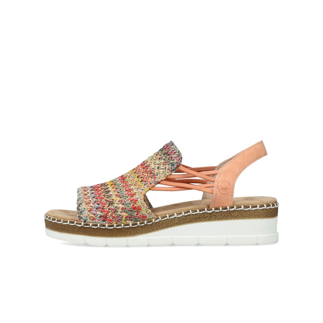 detail Dámské sandály Rieker V1241-90 oranžová