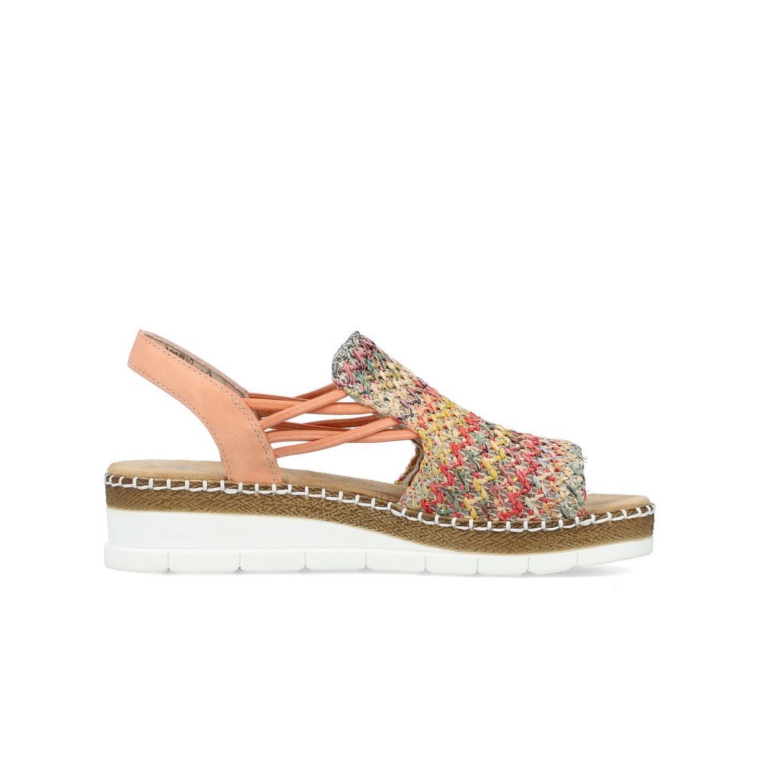 detail Dámské sandály Rieker V1241-90 oranžová