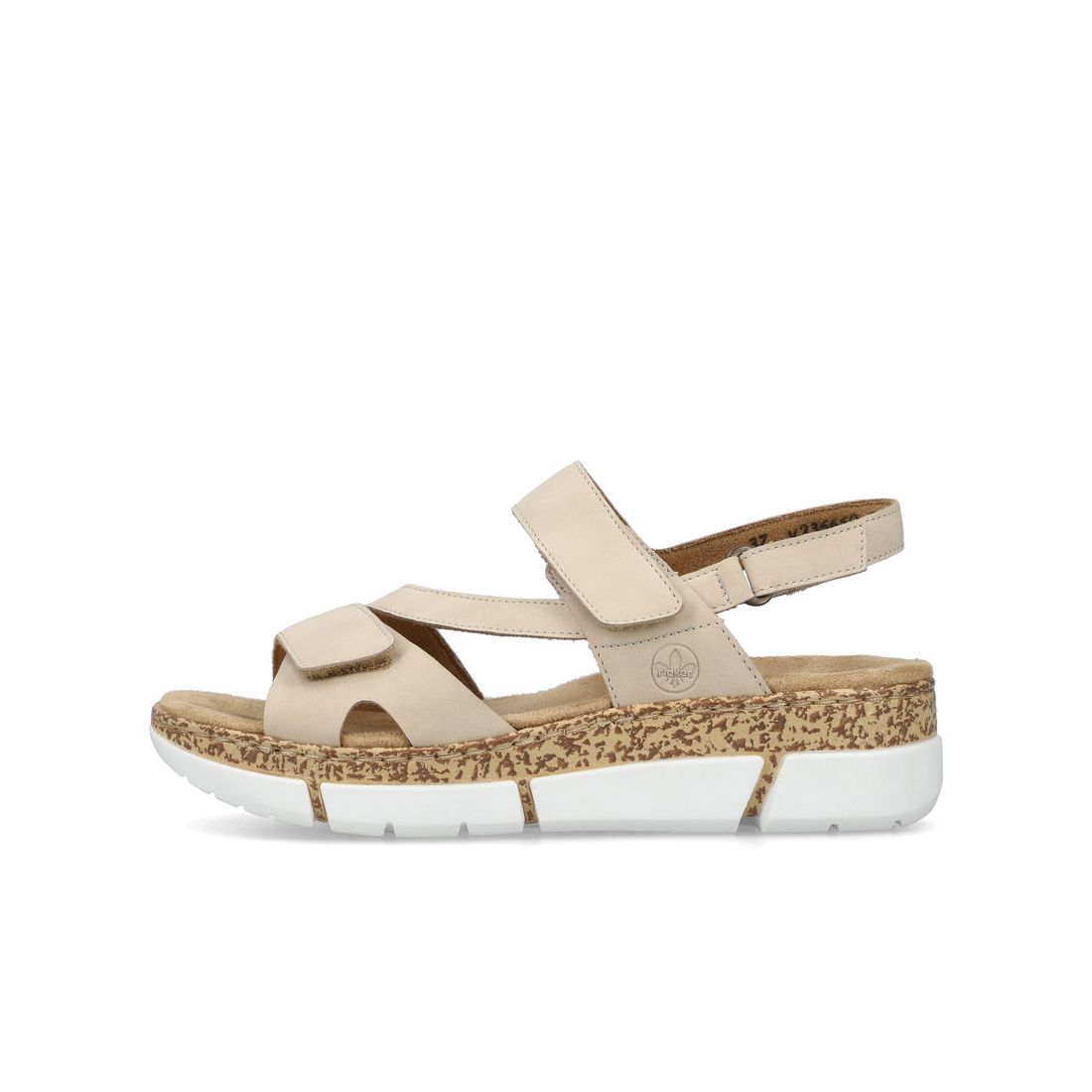 detail Dámské sandály Rieker V2366-60 béžová
