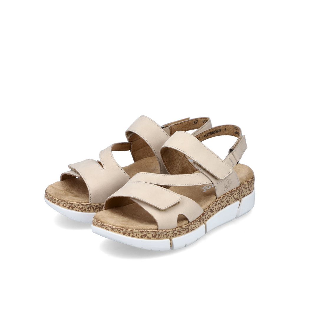 detail Dámské sandály Rieker V2366-60 béžová