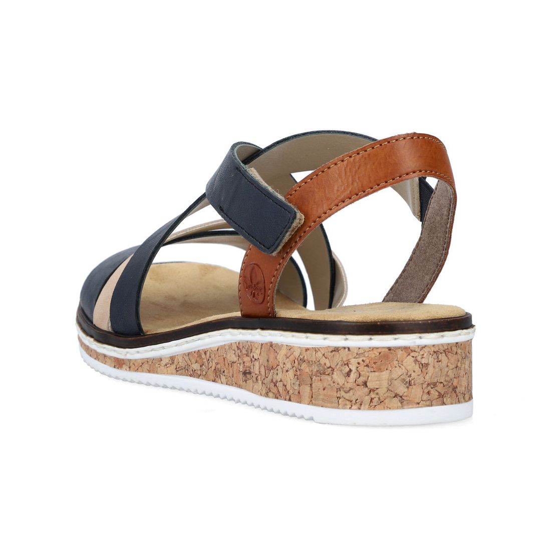 detail Dámské sandály Rieker V3663-91 modrá