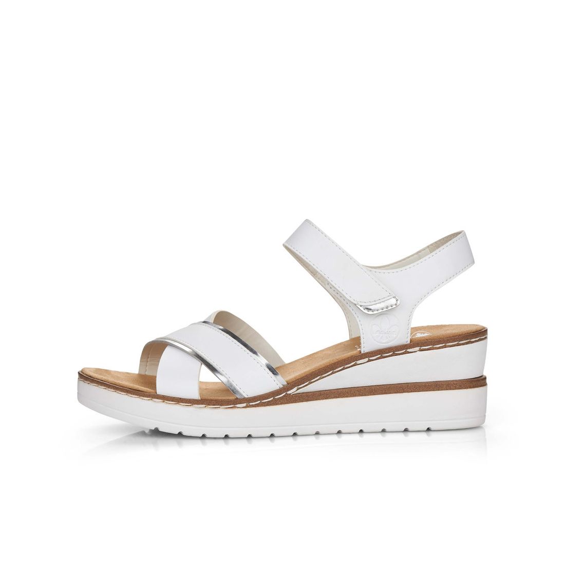 detail Dámské sandály Rieker V38G9-80 bílá