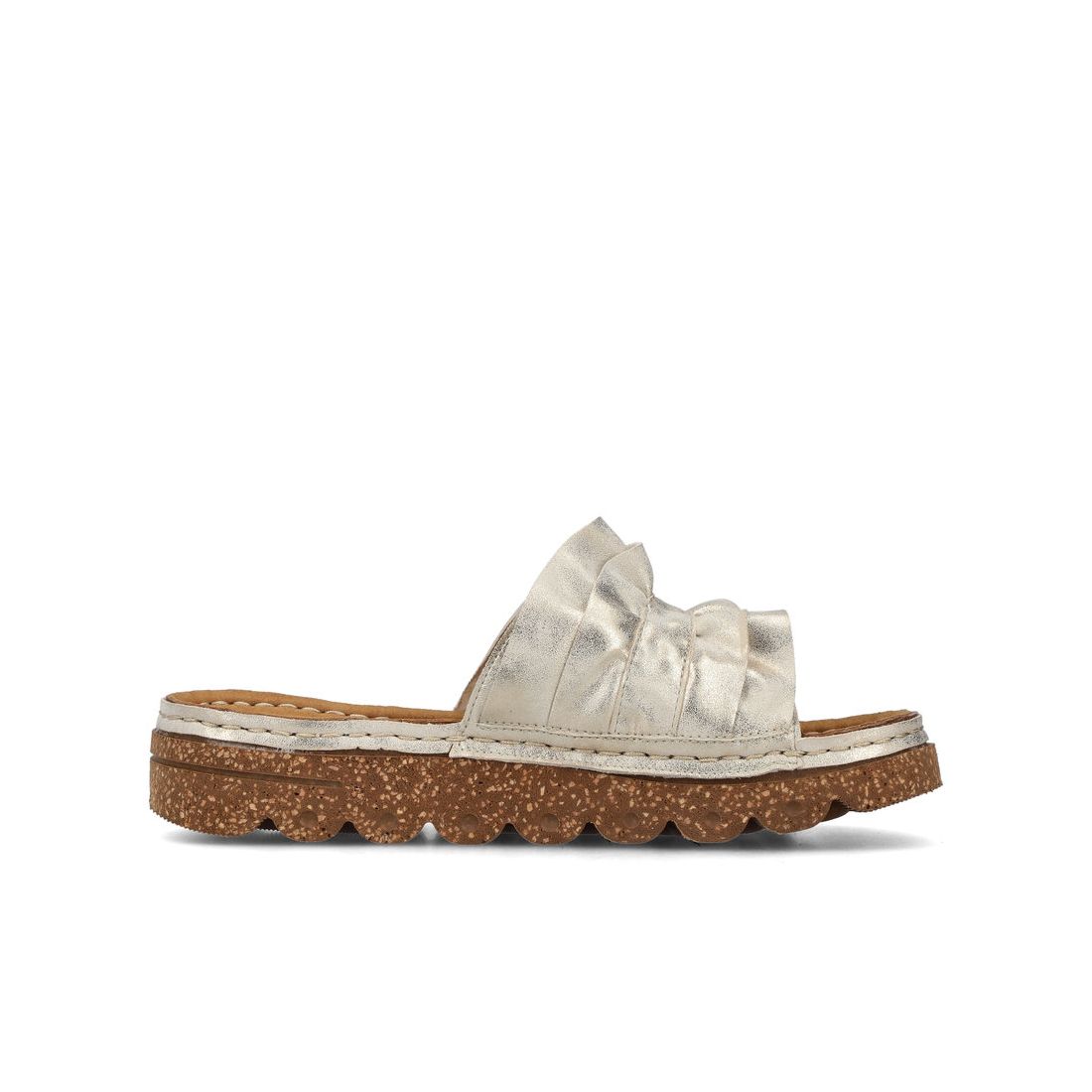 detail Dámské sandály Rieker V8763-60 béžová (metalická)