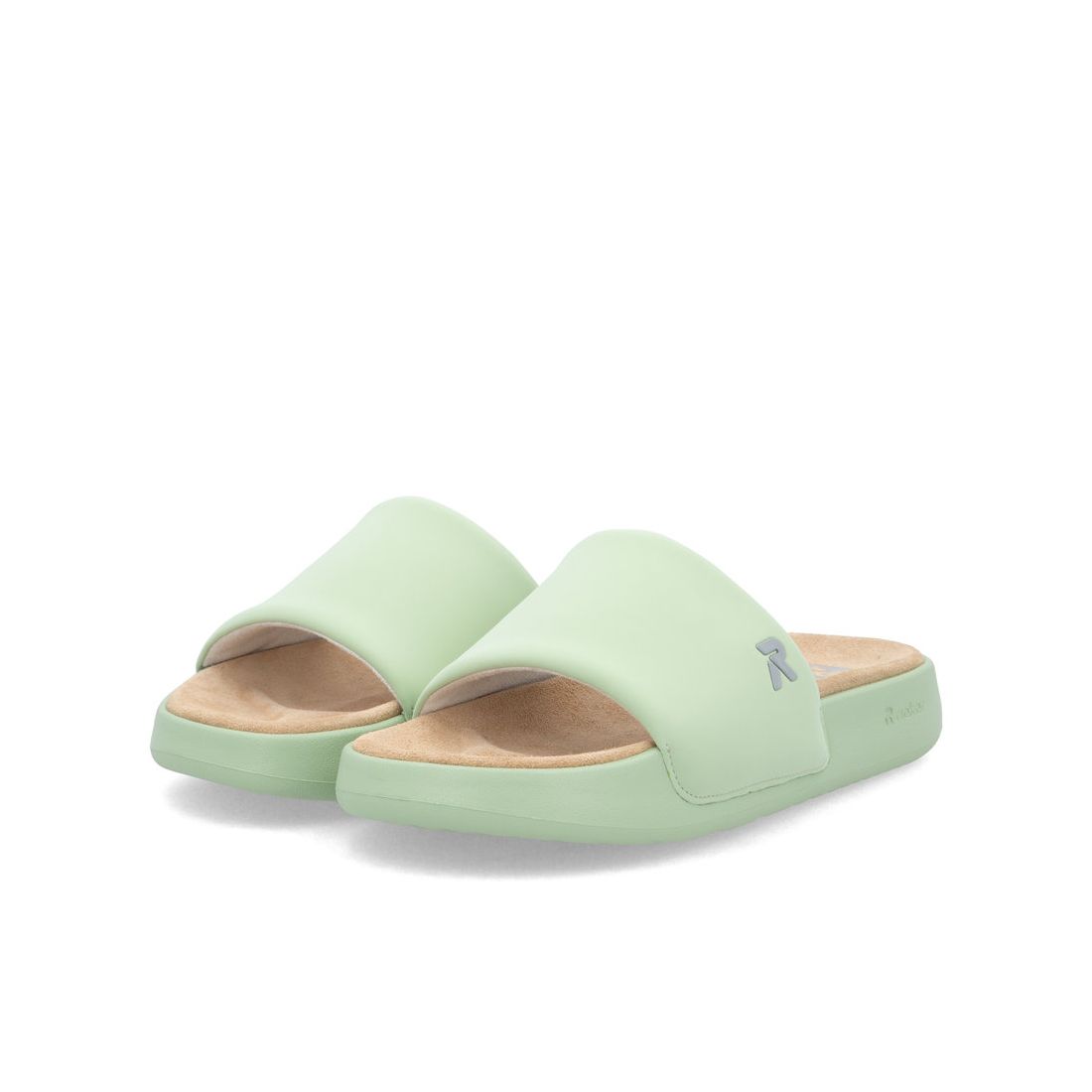 detail Dámské nazouváky Rieker W3250-52 zelená