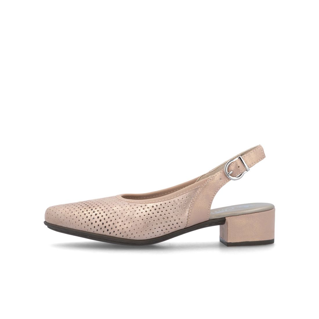 detail Dámské lodičky Rieker 47066-31 růžová