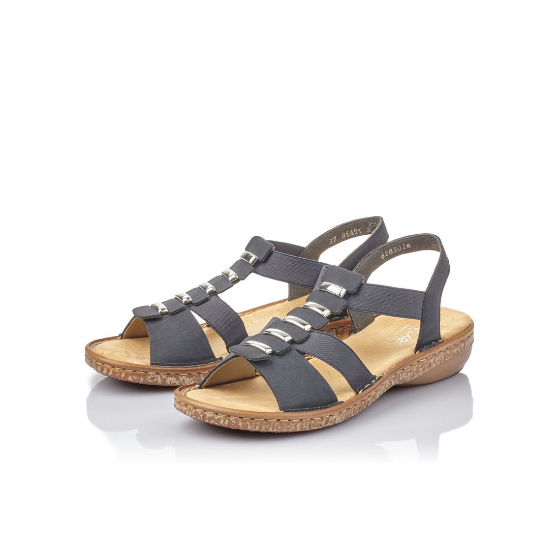 detail Dámské sandály Rieker 62850-14 modrá