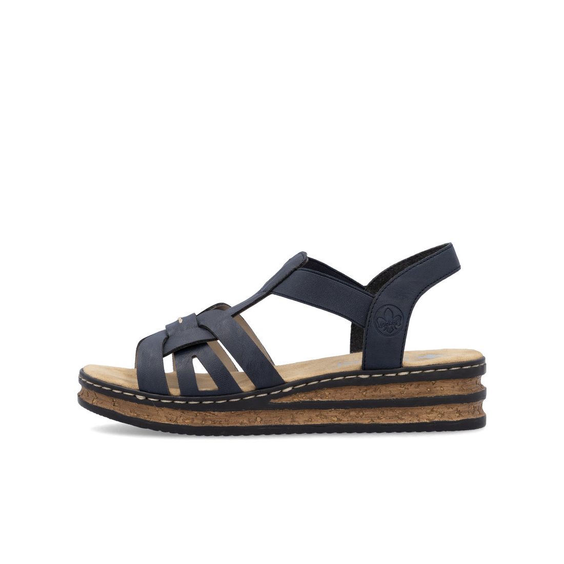 detail Dámské sandály Rieker 62918-14 modrá