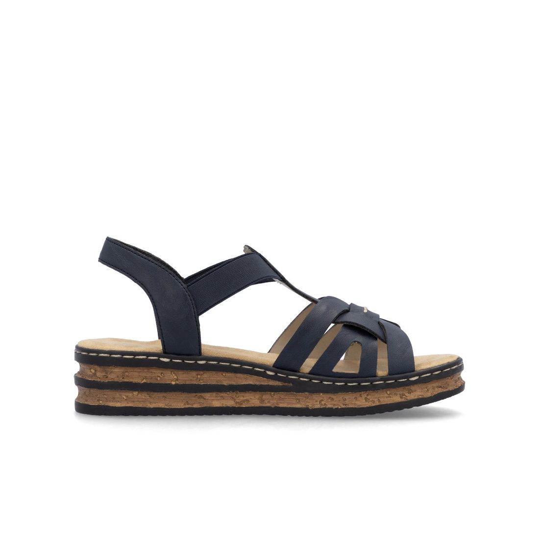 detail Dámské sandály Rieker 62918-14 modrá