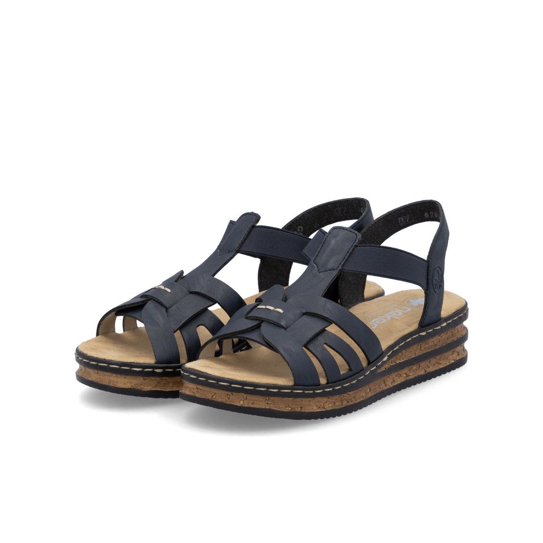 detail Dámské sandály Rieker 62918-14 modrá