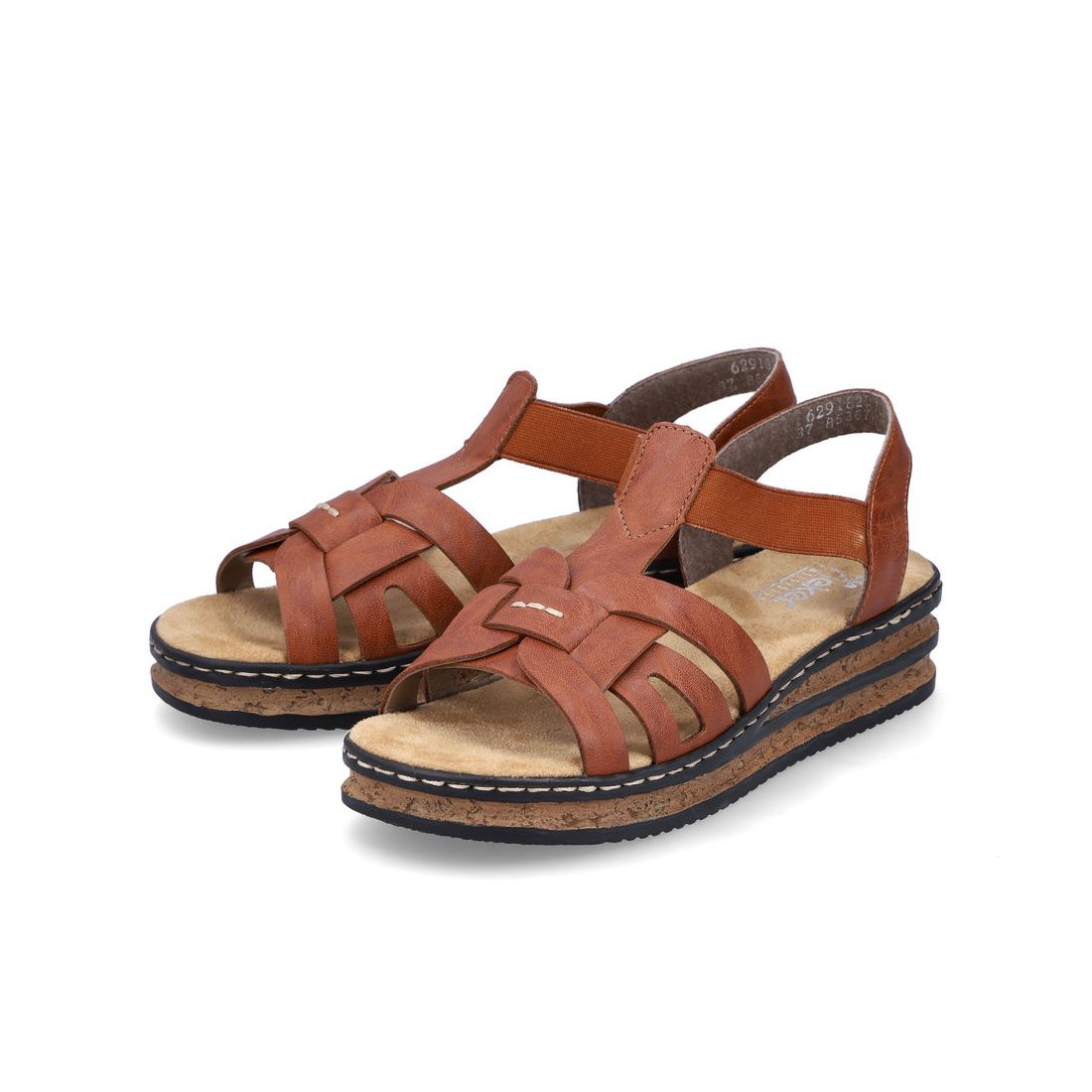 detail Dámské sandály Rieker 62918-22 hnědá