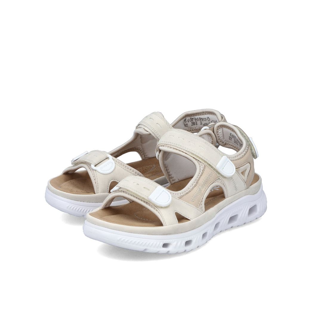 detail Dámské sandály Rieker 64074-60 béžová