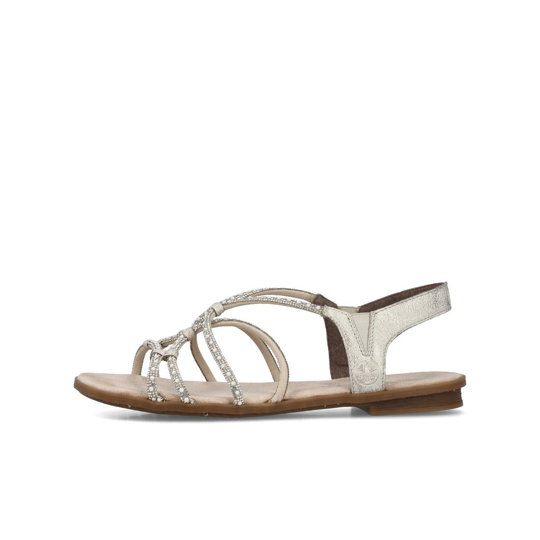 detail Dámské sandály Rieker 64270-60 béžová