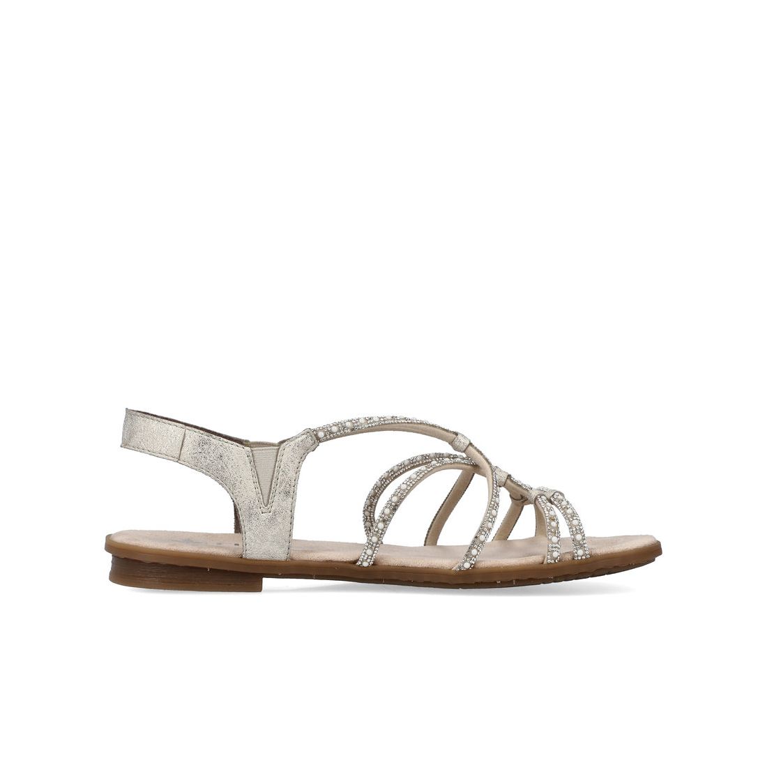 detail Dámské sandály Rieker 64270-60 béžová