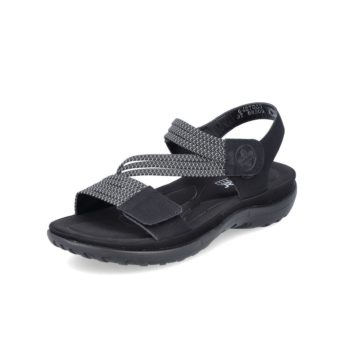 detail Dámské sandály Rieker 64870-00 černá