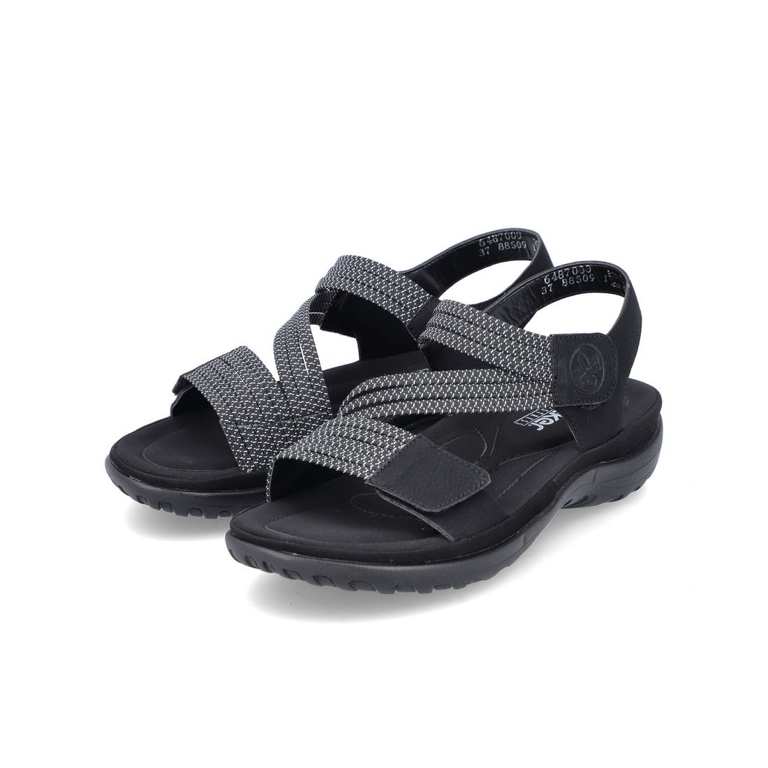 detail Dámské sandály Rieker 64870-00 černá