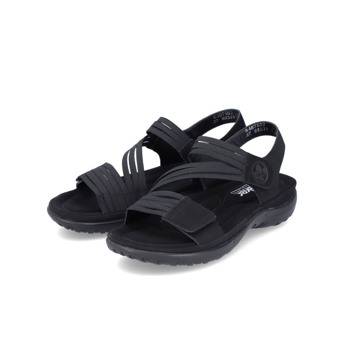 detail Dámské sandály Rieker 64870-02 černá