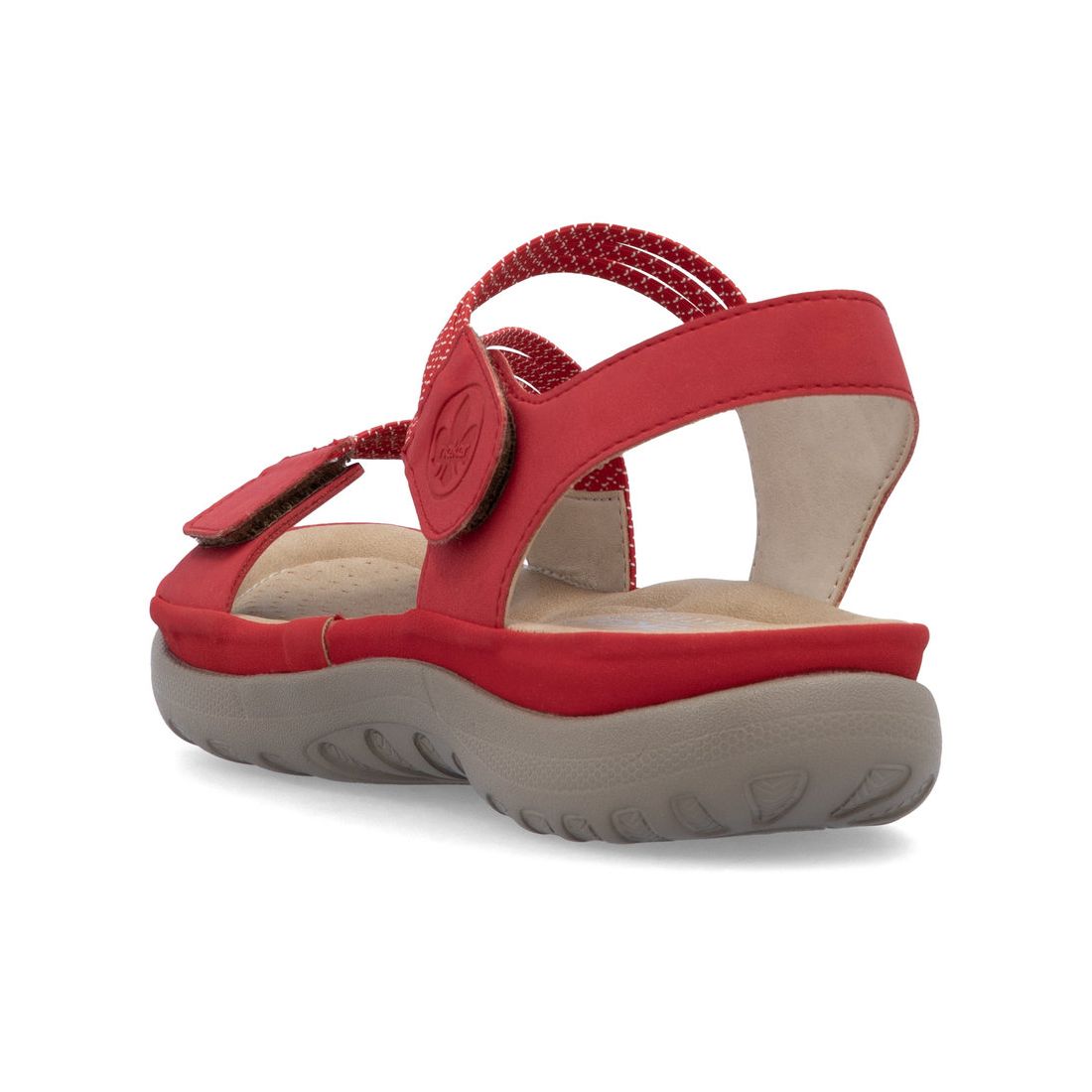detail Dámské sandály Rieker 64870-33 červená