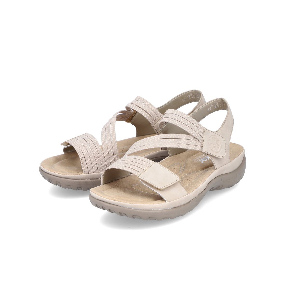detail Dámské sandály Rieker 64870-62 béžová