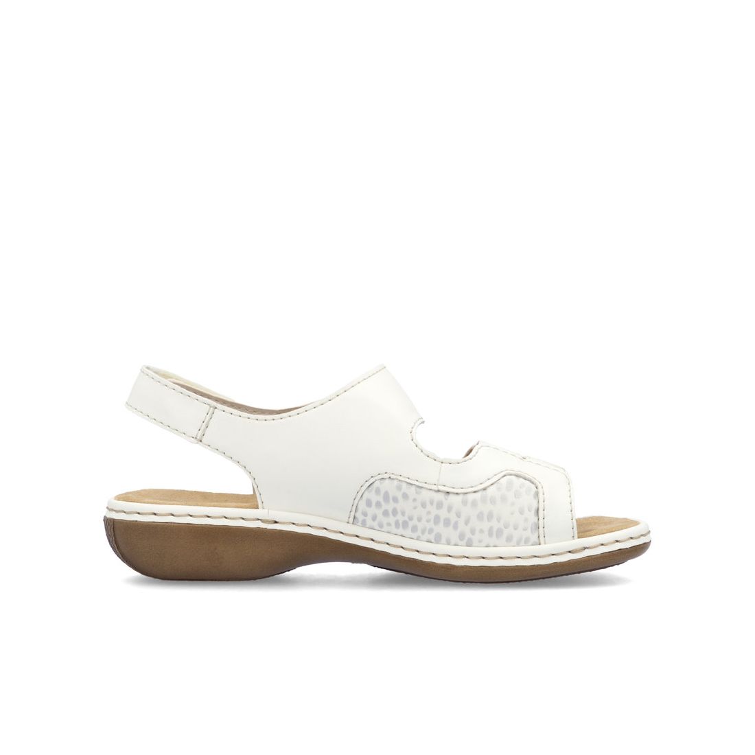 detail Dámské sandály Rieker 65989-82 béžová