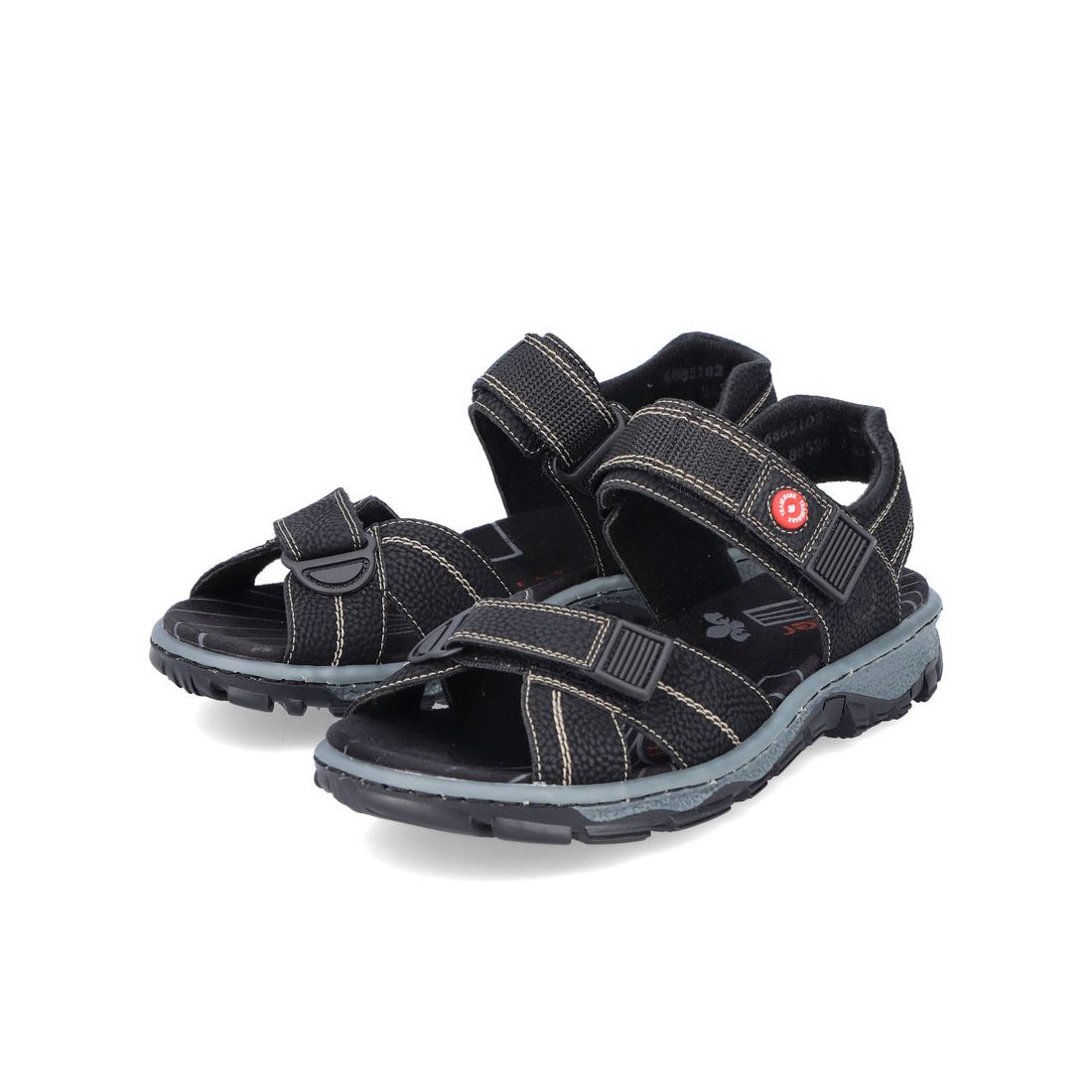 detail Dámské sandály Rieker 68851-02 černá