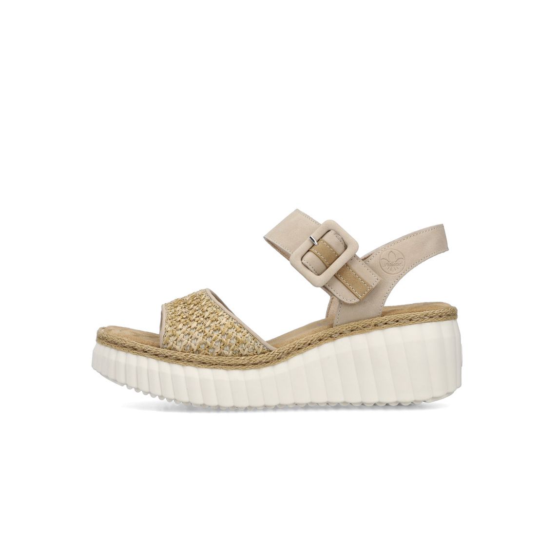 detail Dámské sandály Rieker 69176-62 béžová