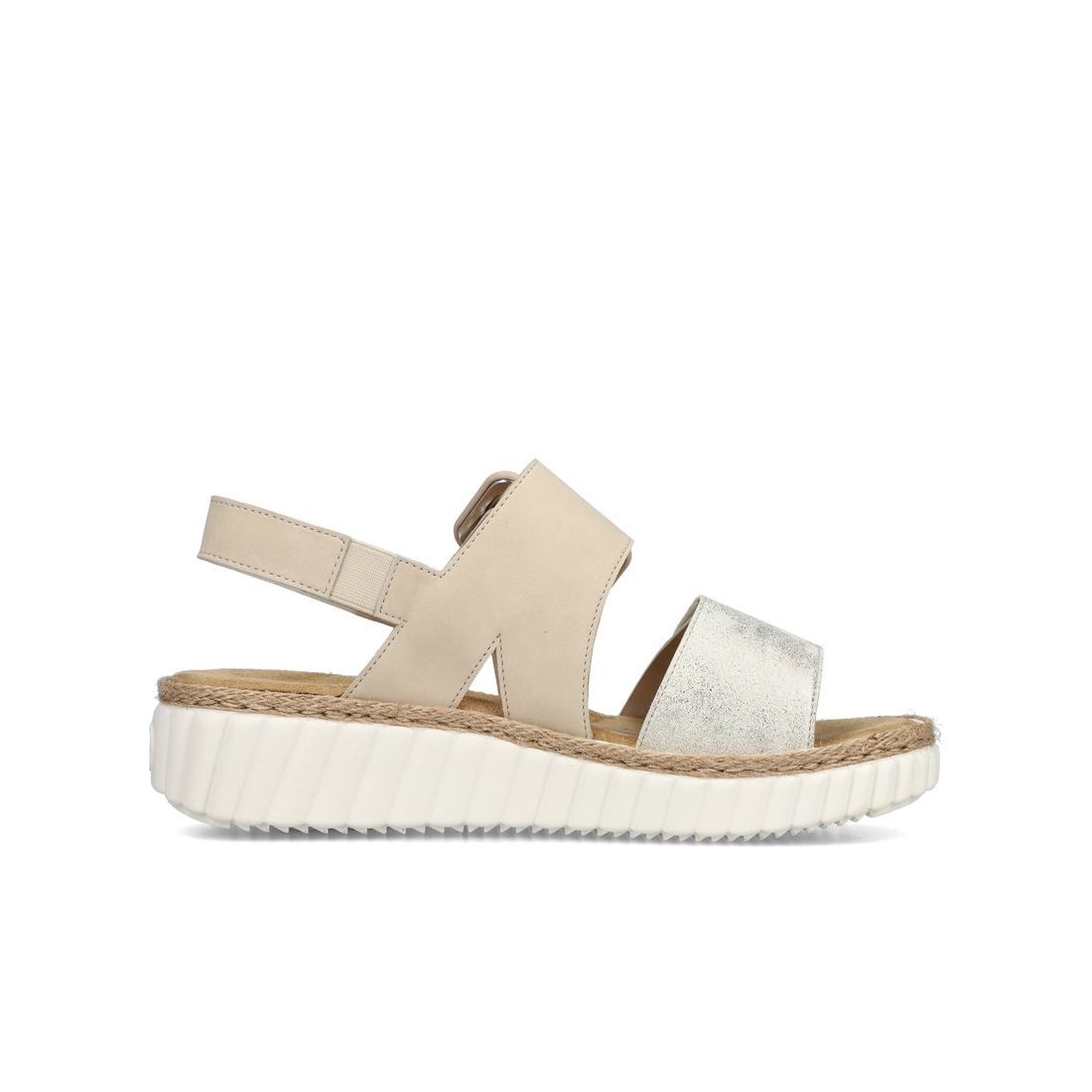 detail Dámské sandály Rieker 69260-60 béžová