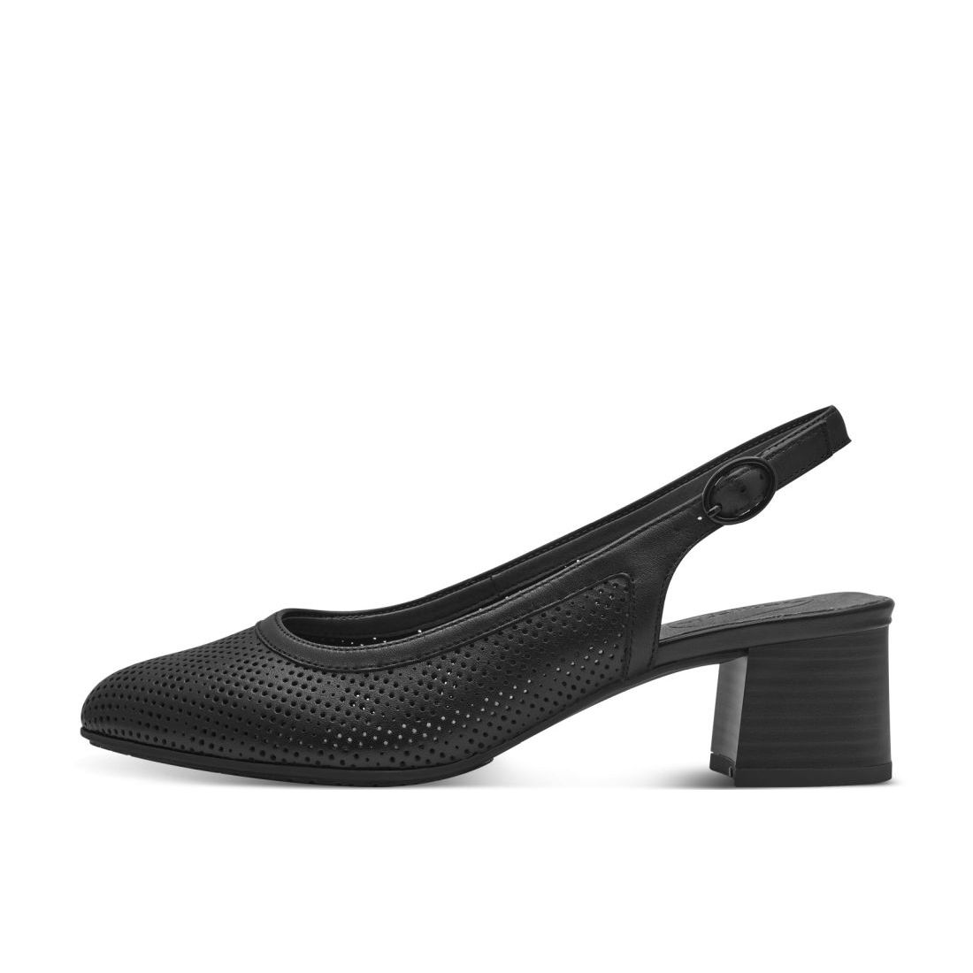 detail Dámské kožené lodičky Tamaris Comfort 89501-42 001 černá