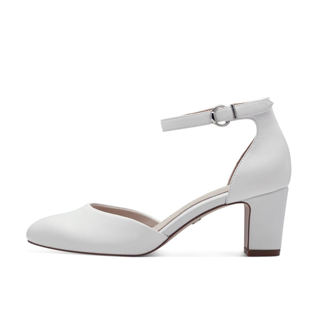 detail Dámské kožené lodičky Tamaris 22401-42 117 bílá