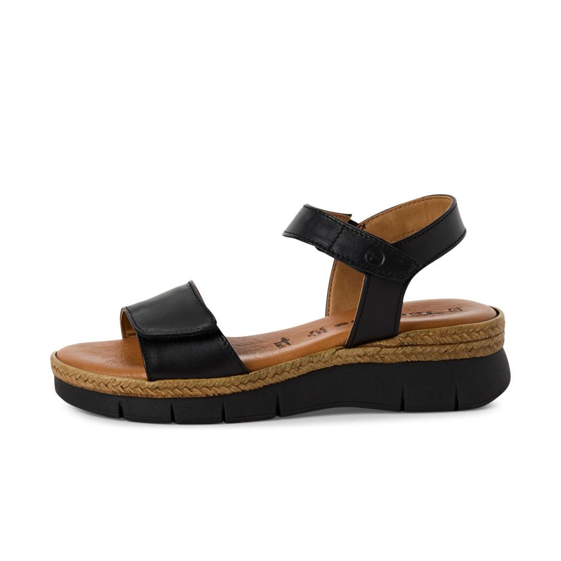 detail Dámské kožené sandály Tamaris 28220-44 003 černá