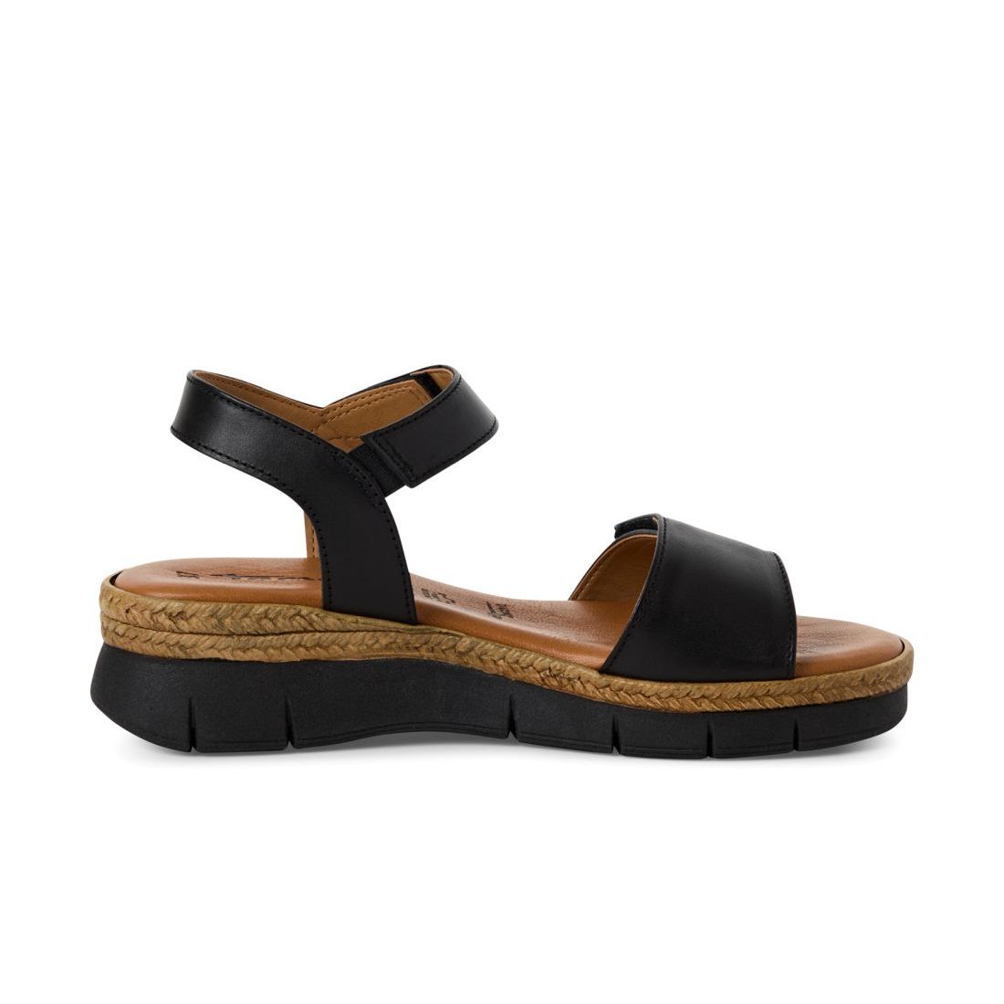 detail Dámské kožené sandály Tamaris 28220-44 003 černá