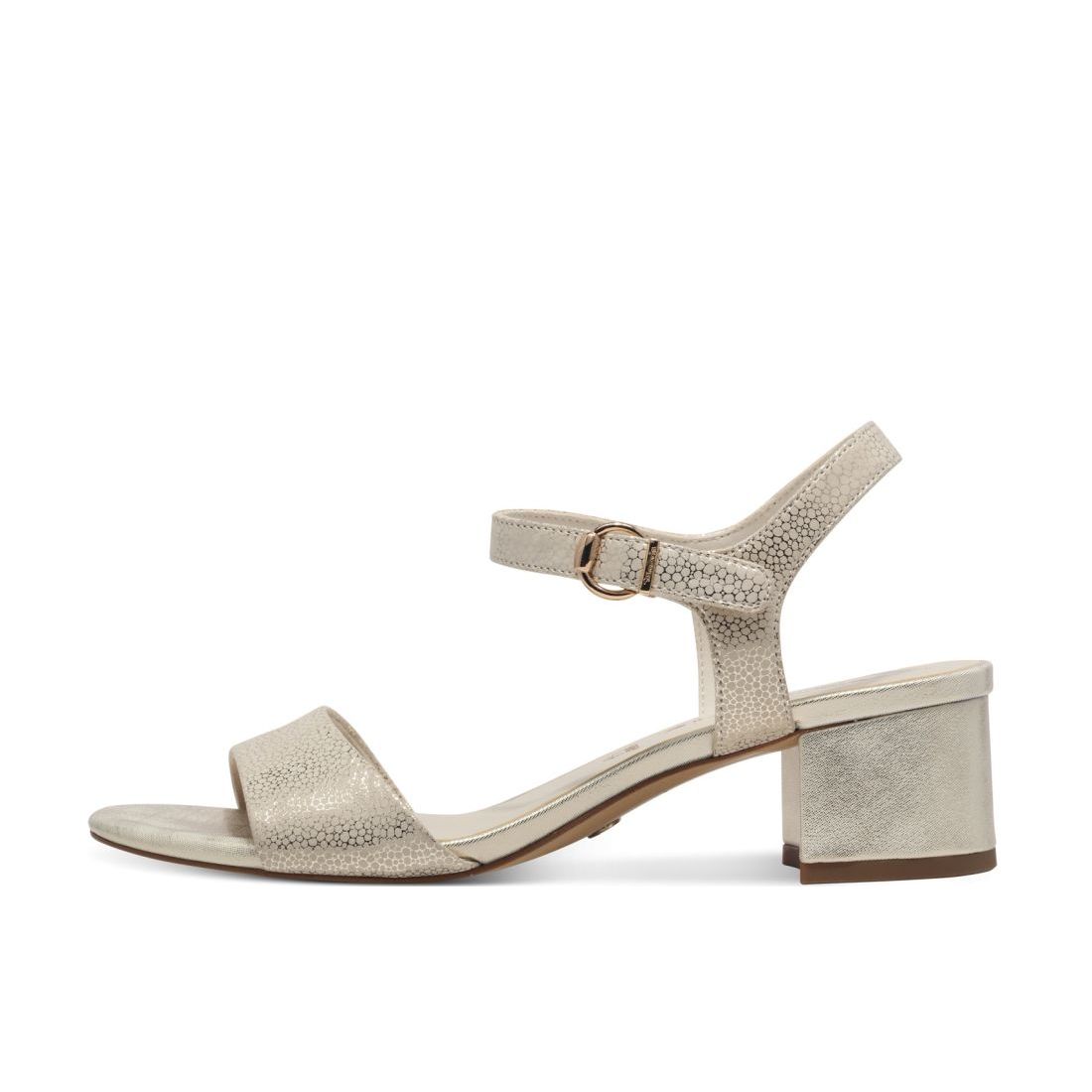 detail Dámské kožené sandály Tamaris 28250-42 968 zlatá