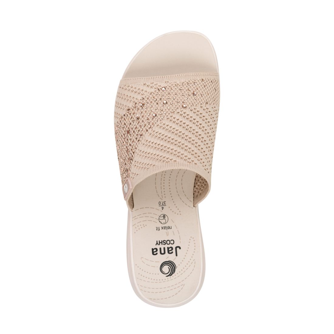 detail Dámské pantofle Jana 27262-44 520 béžová