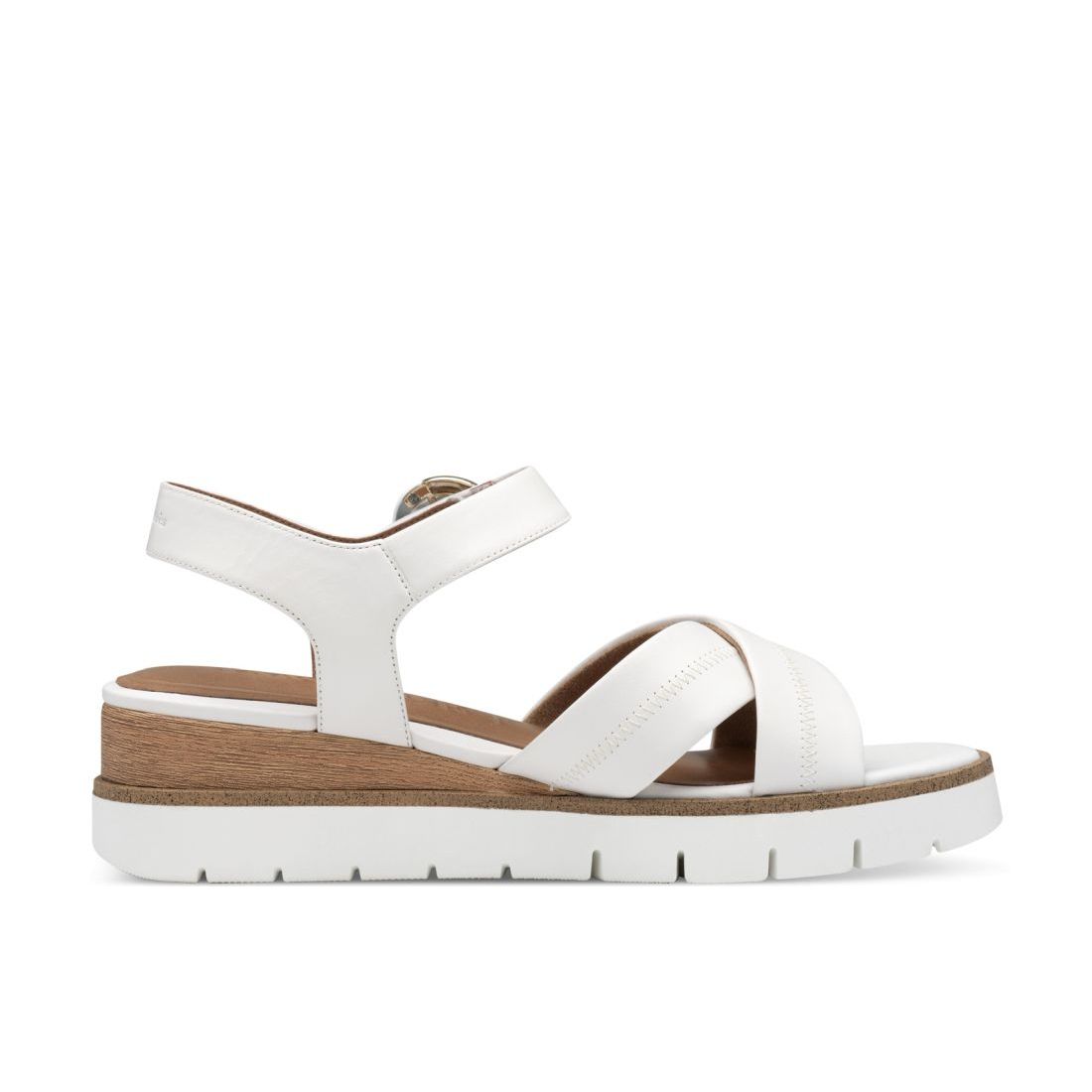 detail Dámské kožené sandály Tamaris 28202-42 117 bílá