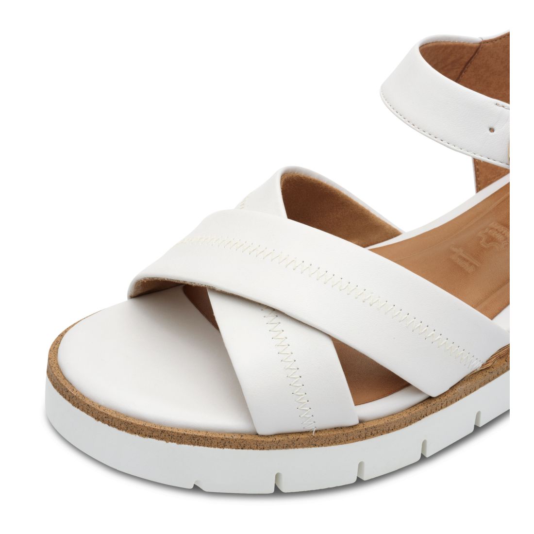 detail Dámské kožené sandály Tamaris 28202-42 117 bílá