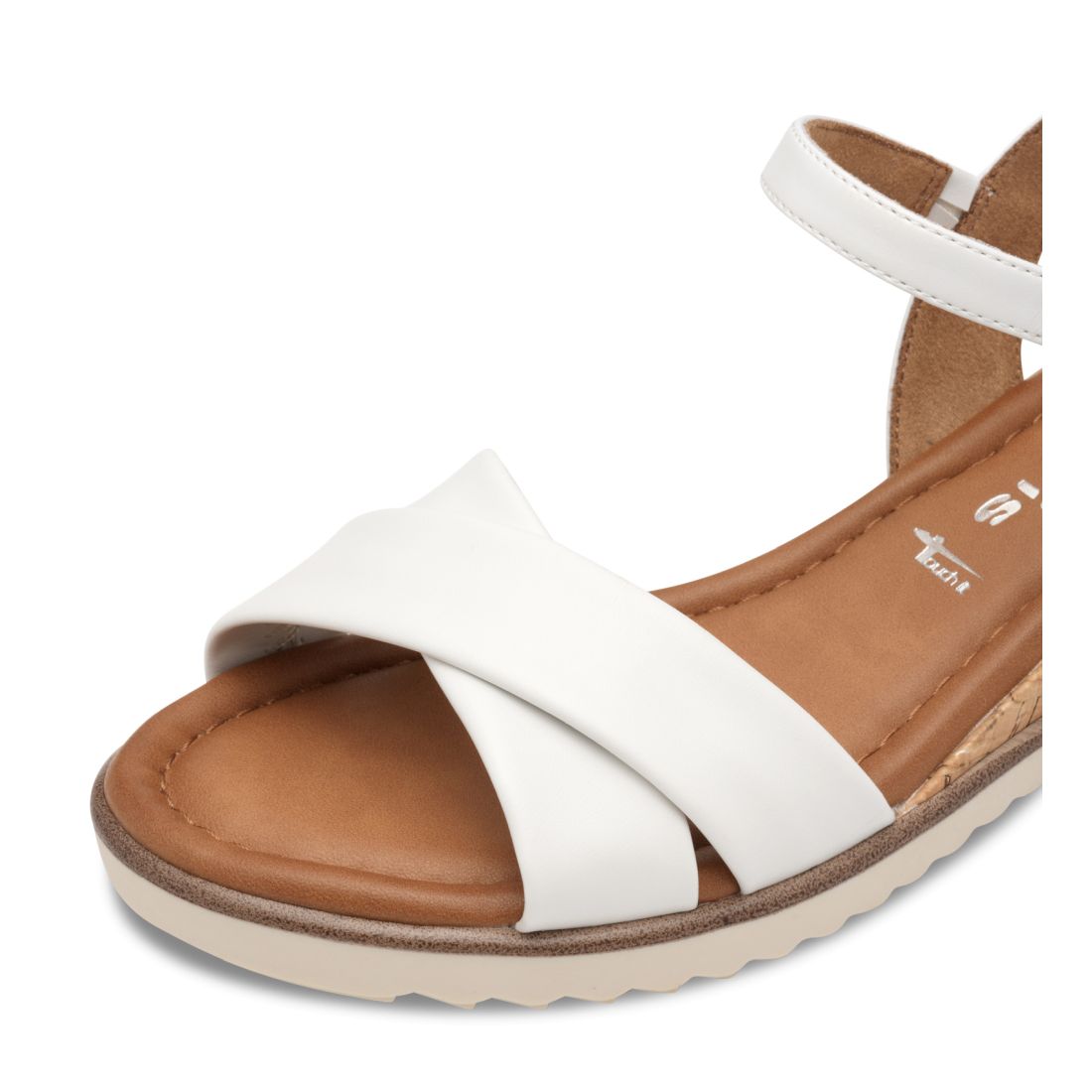 detail Dámské sandály Tamaris 28106-42 100 bílá