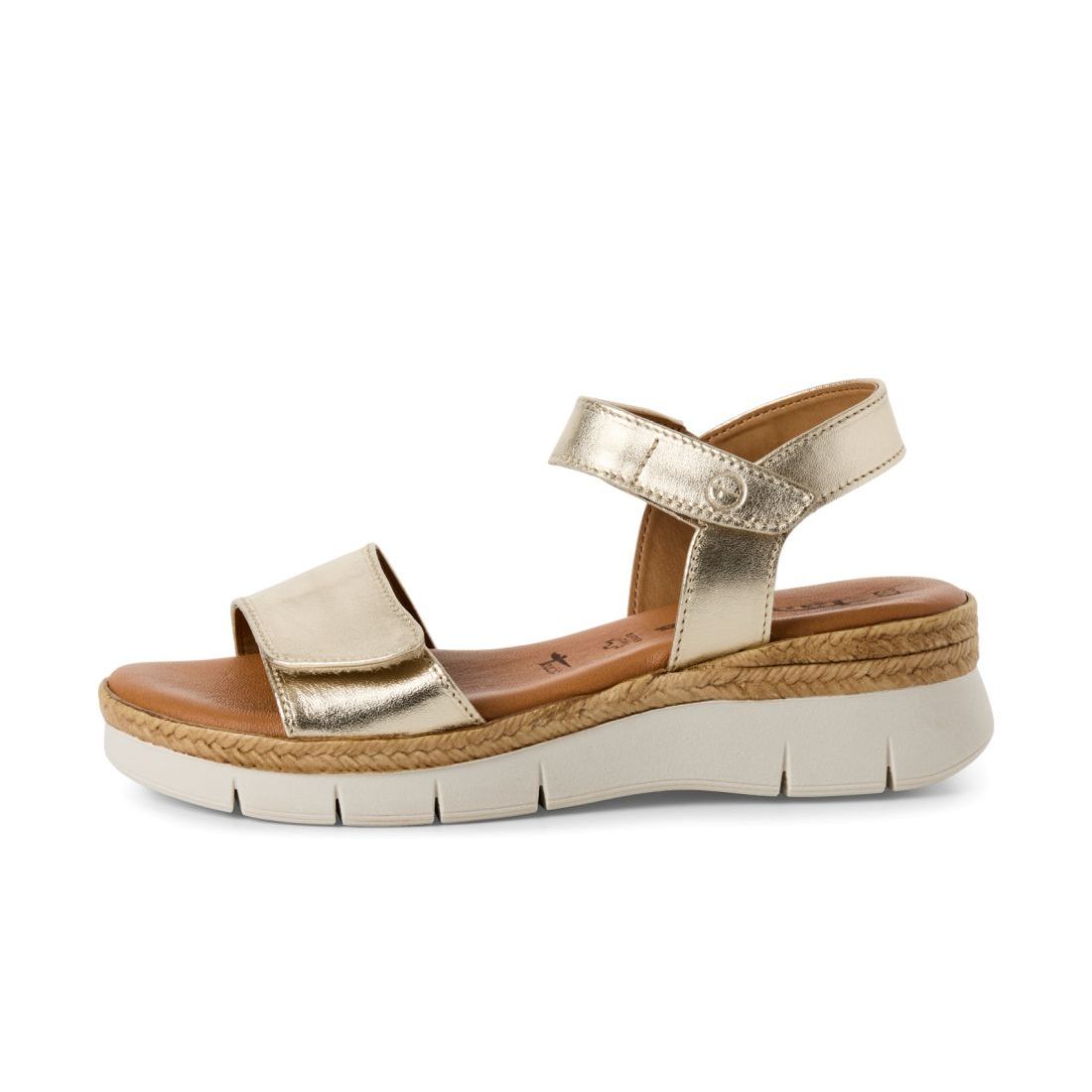 detail Dámské kožené sandály Tamaris 28220-44 965 zlatá