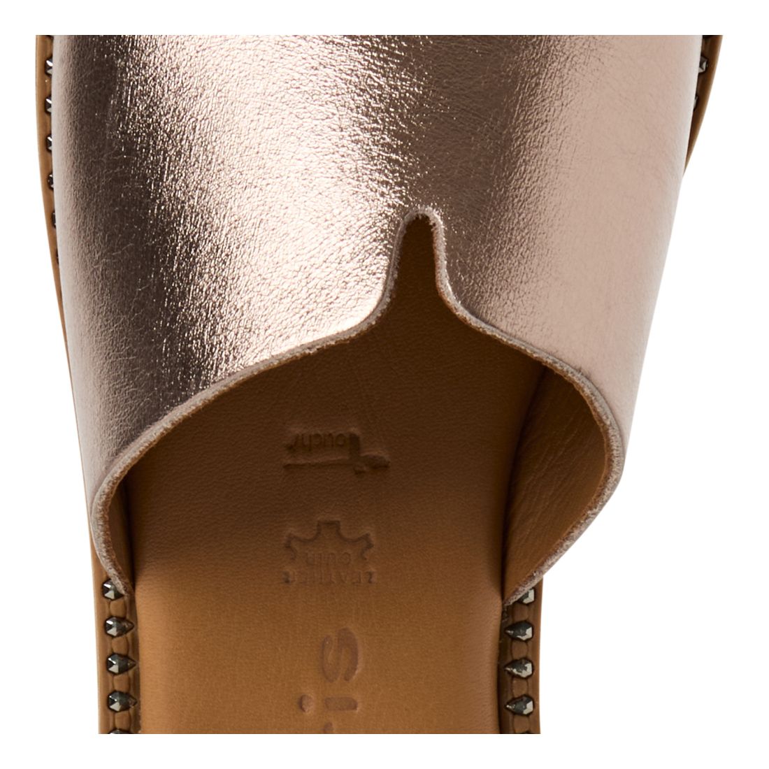 detail Dámské kožené nazouváky Tamaris 27135-42 915 bronzová