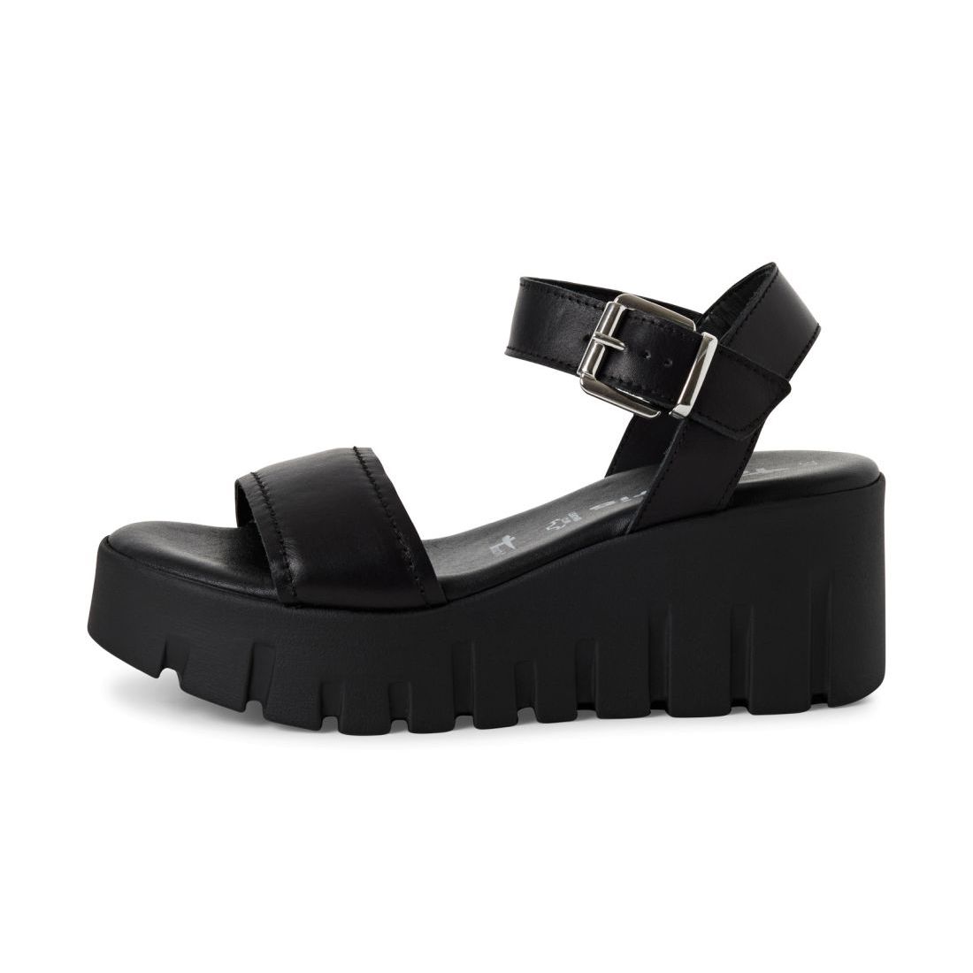 detail Dámské kožené sandály Tamaris 28712-42 003 černá