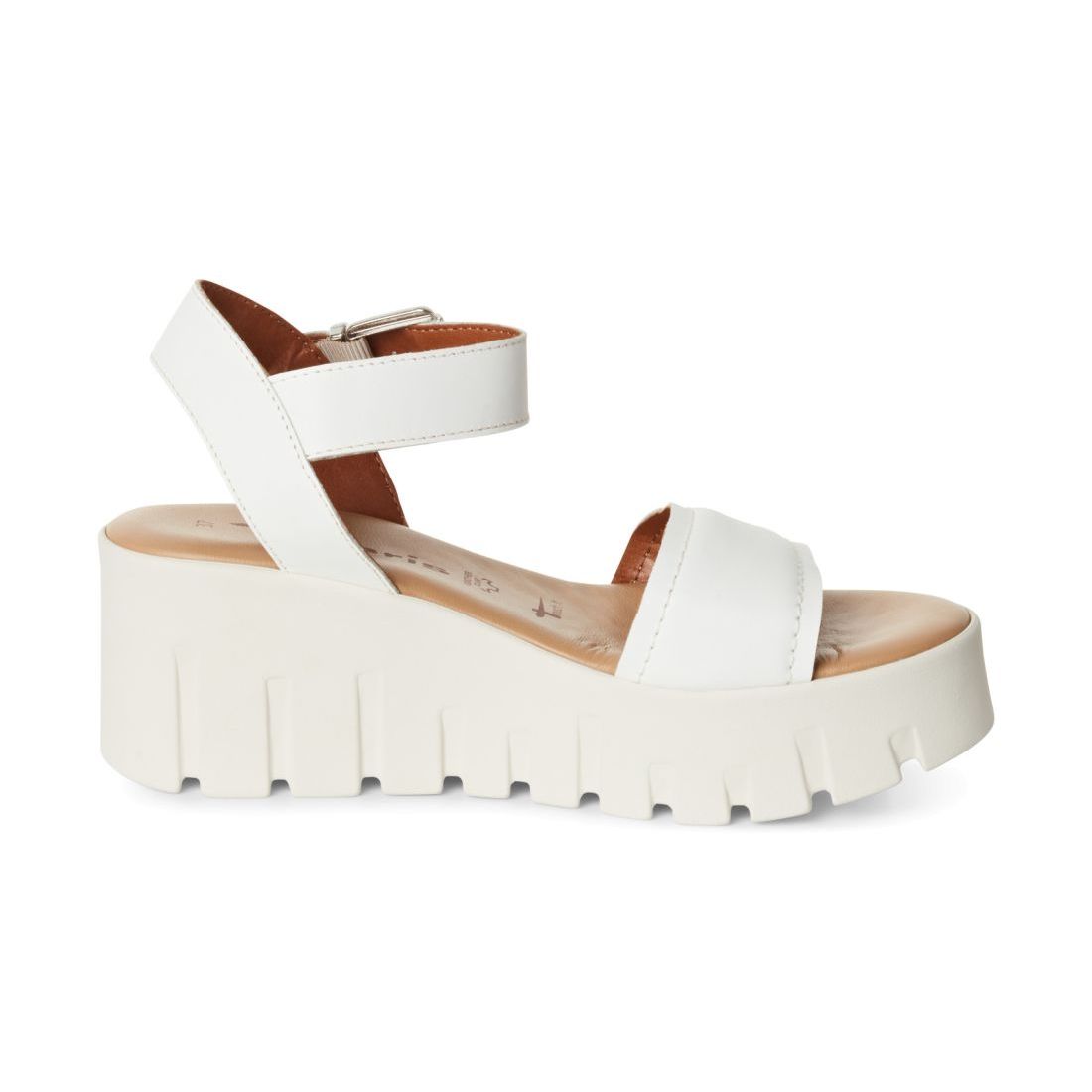 detail Dámské kožené sandály Tamaris 28712-42 117 bílá