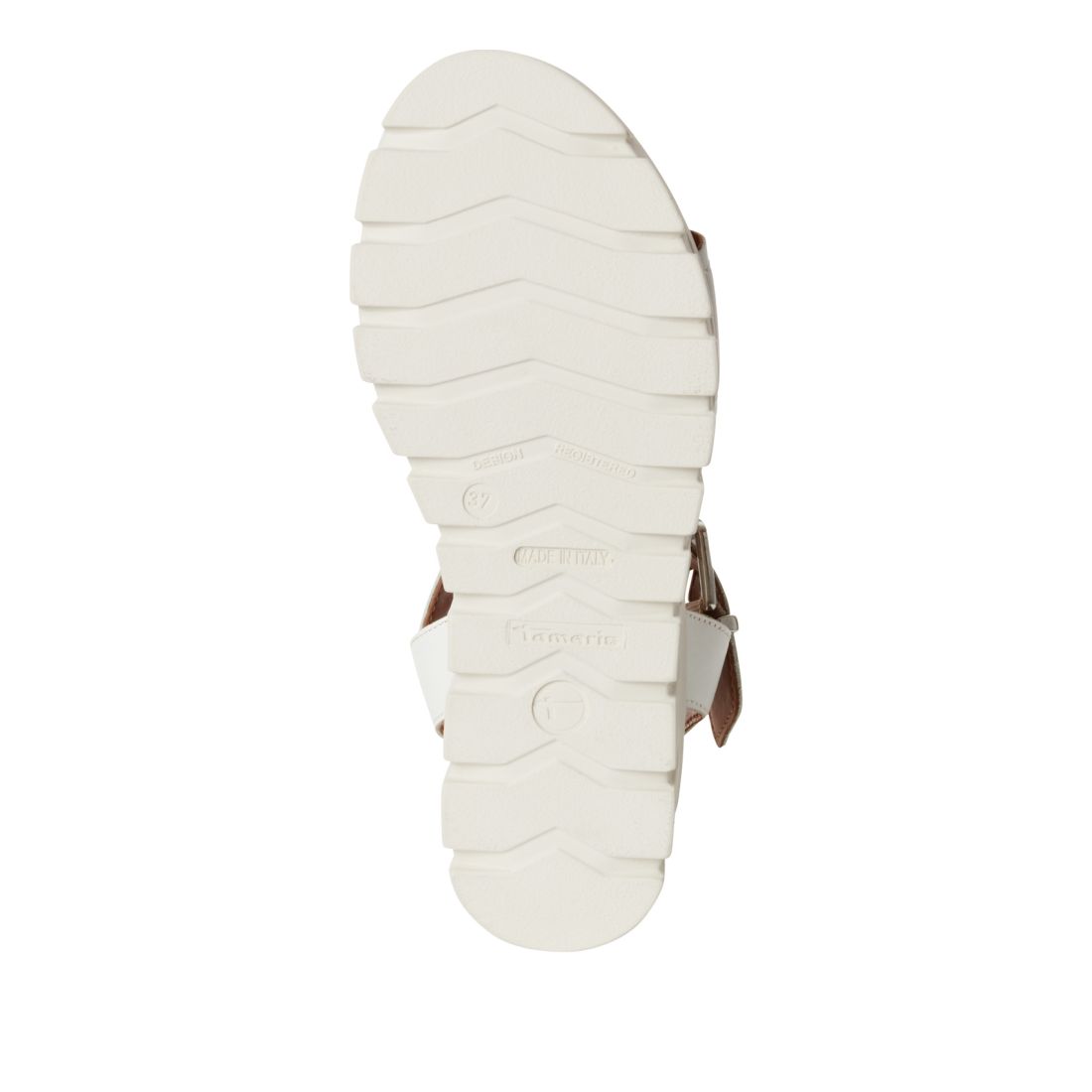 detail Dámské kožené sandály Tamaris 28712-42 117 bílá