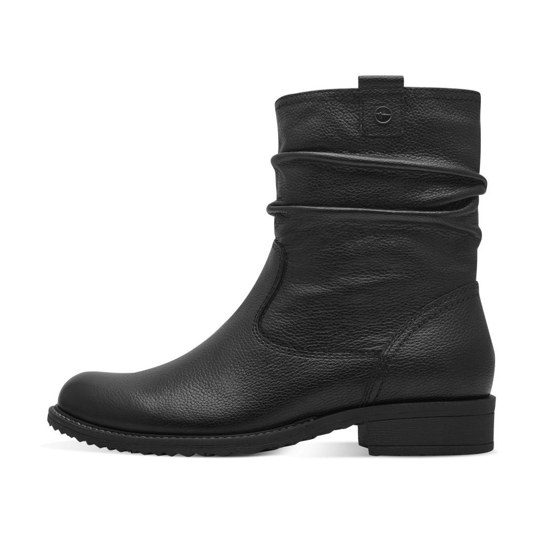 detail Dámská kožená kotníková obuv Tamaris 25414-43 001 černá