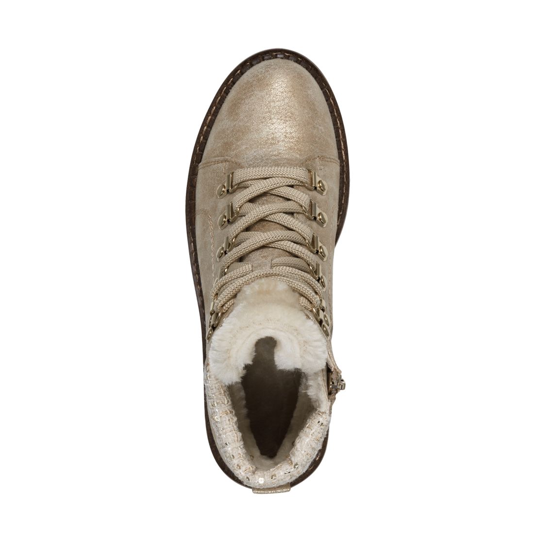 detail Dámská kotníková obuv Tamaris 26263-43 933 světle zlatá