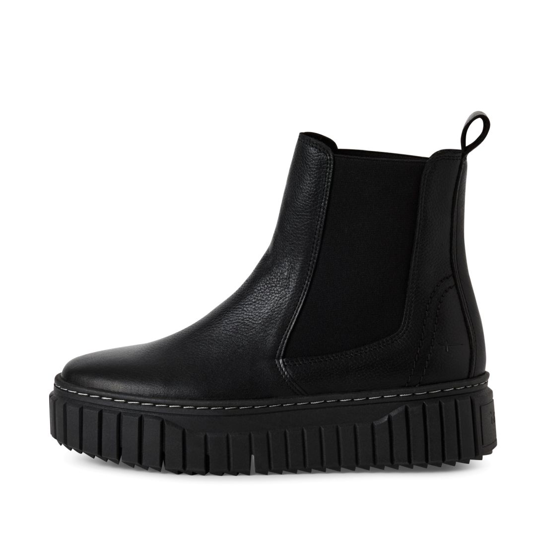 detail Dámská kožená kotníková obuv Tamaris 25445-45 003 černá